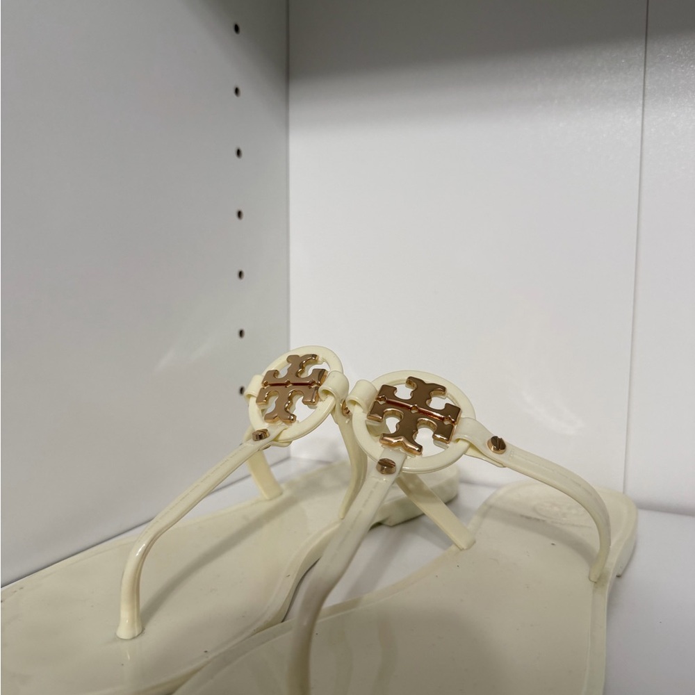 Tory Burch White Sandals